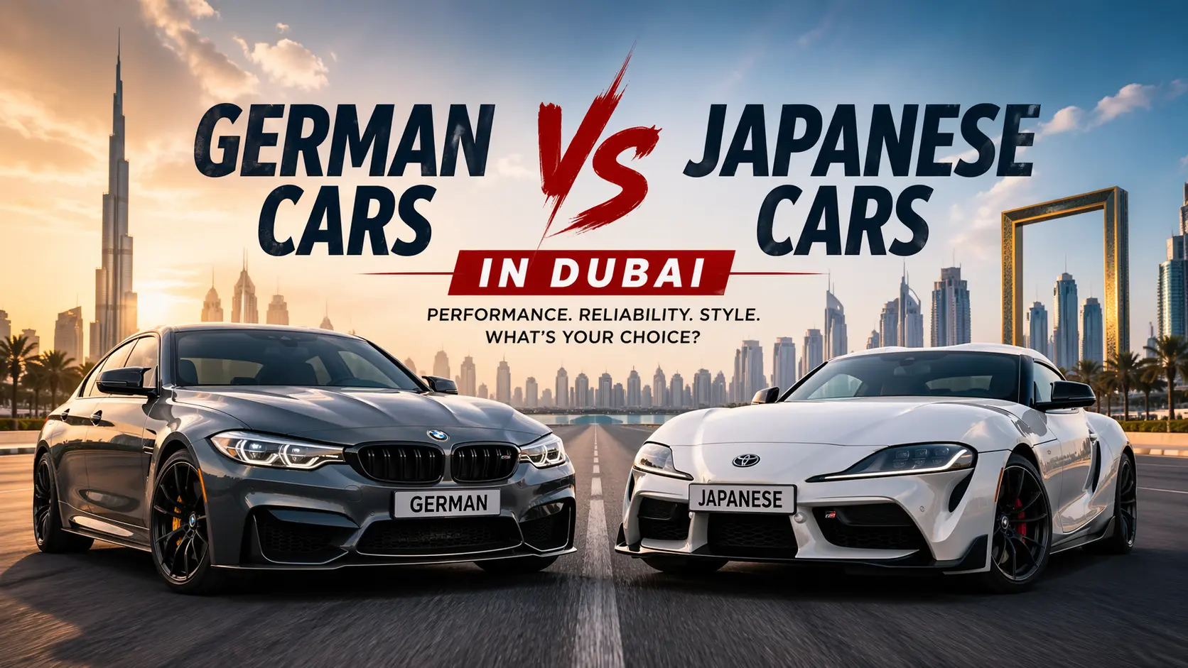 German Cars vs Japanese Cars in Dubai