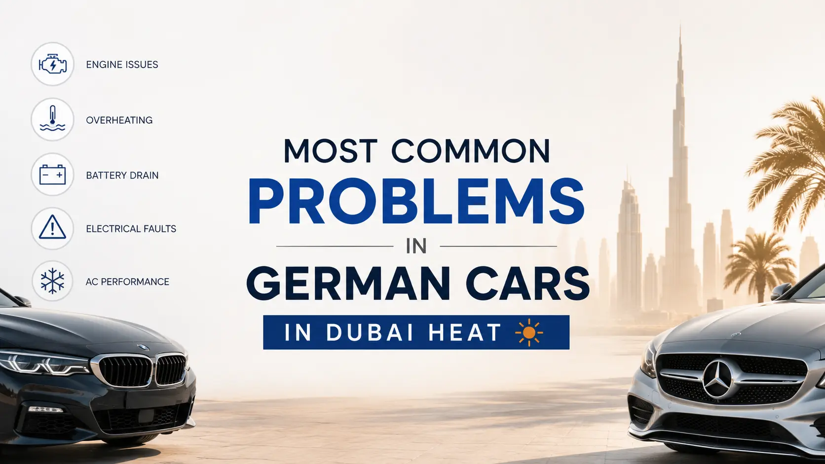Most Common Problems in German Cars in Dubai Heat (2026 Guide)