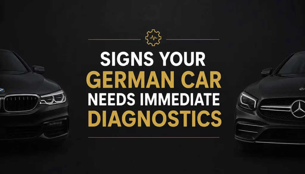 Signs Your German Car Needs Immediate Diagnostics